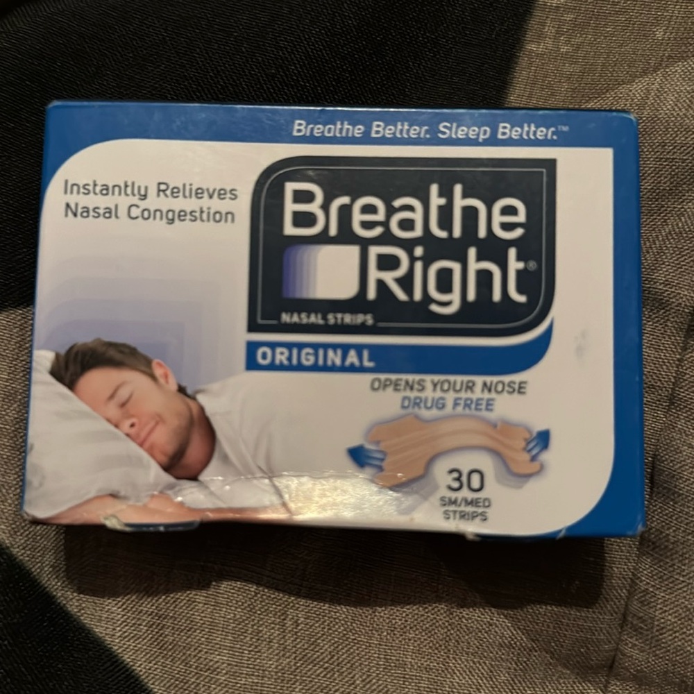 Breathe right strips, 30 strips
